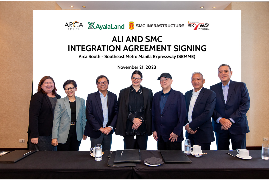 SMC, Ayala ink agreement to integrate Arca South CBD to Skyway Stage 4 project