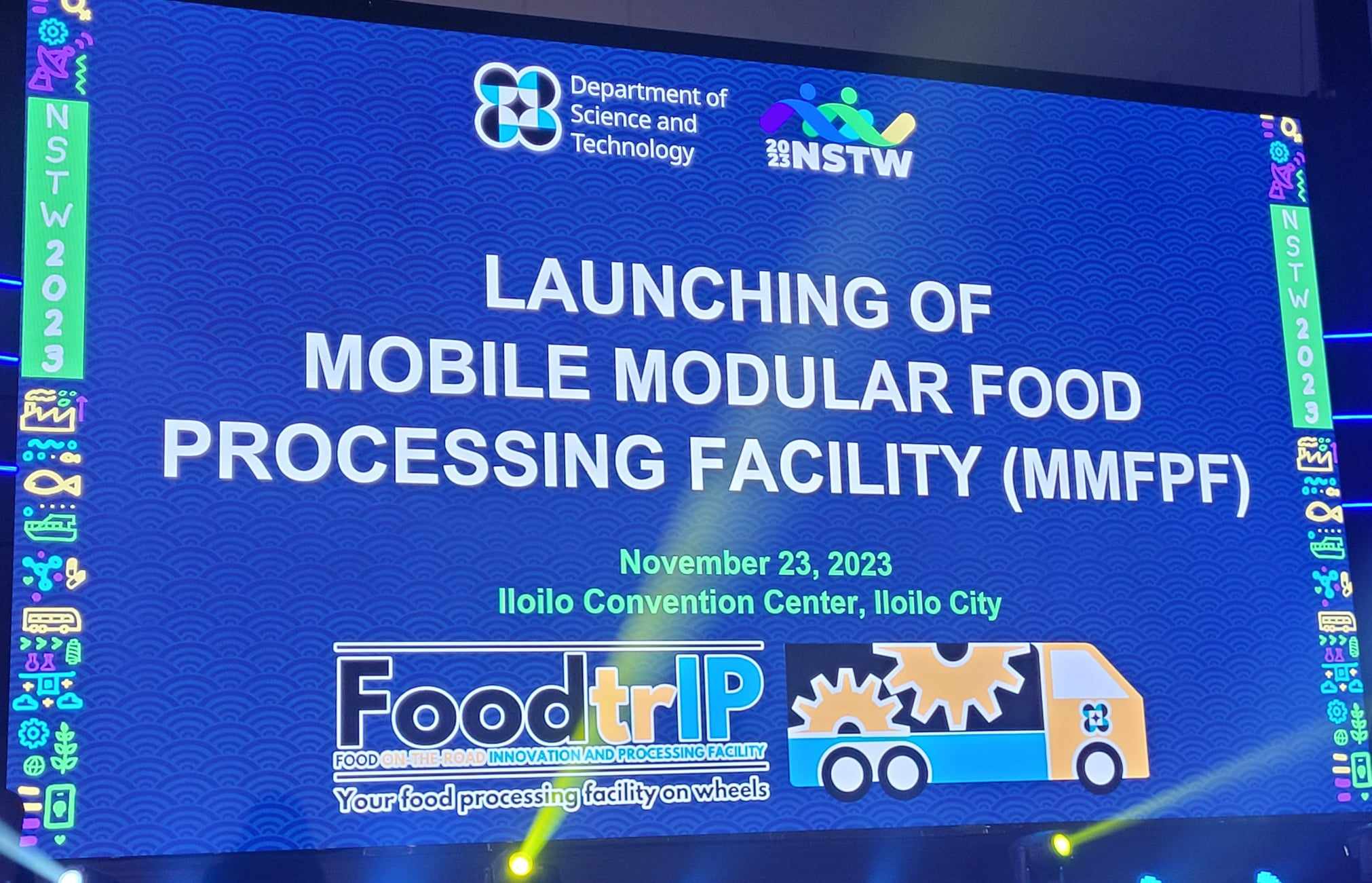 Mobile Modular Food Processor launched in Iloilo City