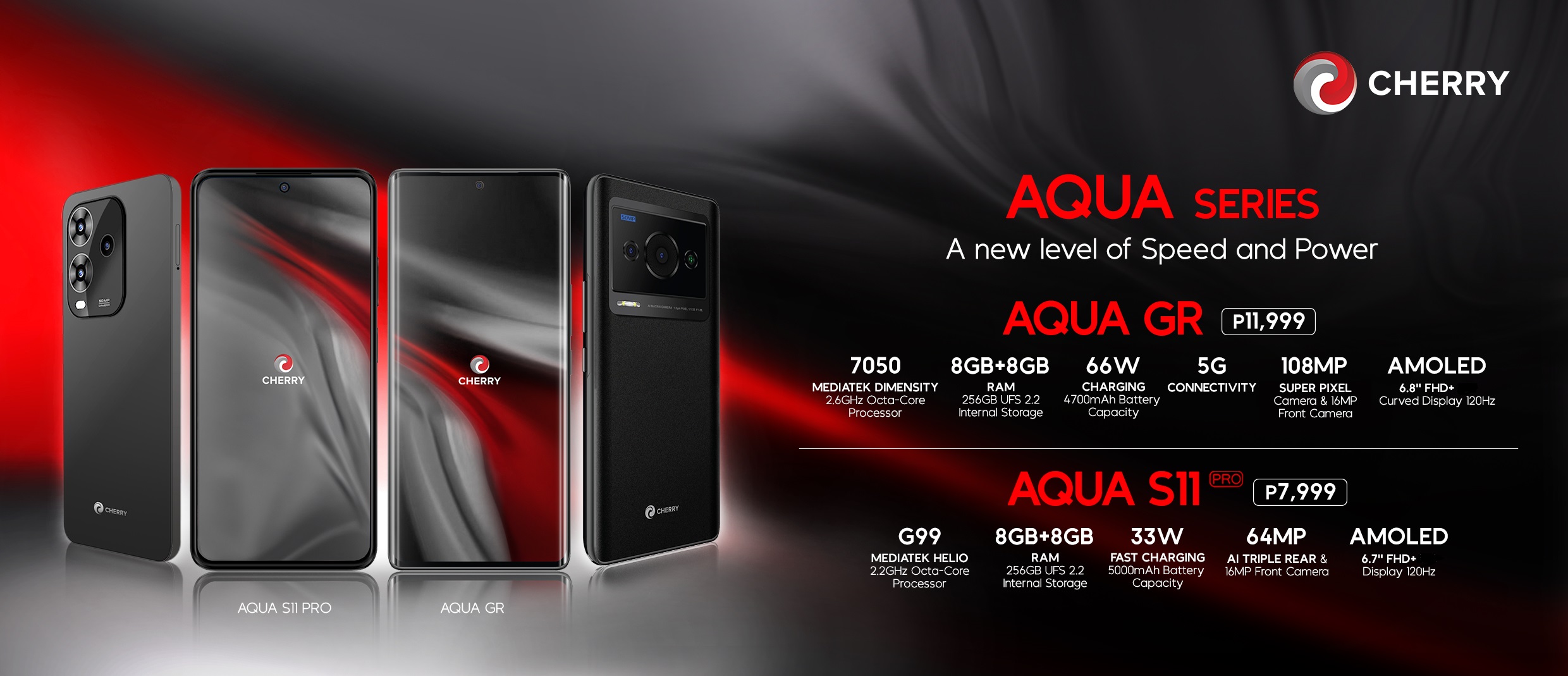 CHERRY PHILIPPINES IS RINGING IN WITH A NEW LEVEL OF SPEED AND POWER –THE AQUA SERIES